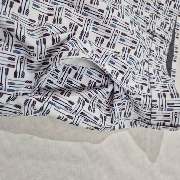 Round tree & Yorke Men's Shorts Size 42 Performance Flat Front Bright White (54 - Picture 10 of 10